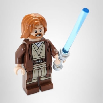 LEGO Star Wars Mini Figure - Obi-Wan Kenobi with Lightsaber (Approximately 45mm / 1.8 Inch Tall) by - 5