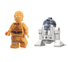 LEGO Star Wars Minifigure Droids - C-3PO and R2-D2 (75136) - 1