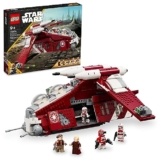 Lego Star Wars - The Clone Wars Coruscant Guard Gunship 75354 - Star Wars Spielzeug zum Zusammenbauen für 9 Jährige, Geschenkidee für Fans inklusive Kanzler Palpatine, Padme und 3 Clone Trooper - 1