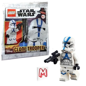 LEGO Star Wars The Clone Wars Minifigure - 501st Legion Clone Trooper with Blaster (75280) - 1