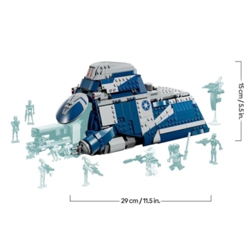 LEGO Star Wars: The Clone Wars Schlacht von Felucia (Set 75435) Maße