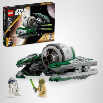 LEGO Star Wars The Clone Wars Yoda's Jedi Starfighter 75360 Star Wars Sammlerstück für Kinder mit Master Yoda Figur mit Lichtschwert Spielzeug, Geburtstagsgeschenk für 8-Jährige oder jeden Fan von The - 7