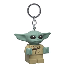 LEGO Star Wars The Mandalorian – Große 5,1 cm große Figur Schlüssel Licht – Grogu (KE179AH), Grün, Large - 2 inches tall - 1