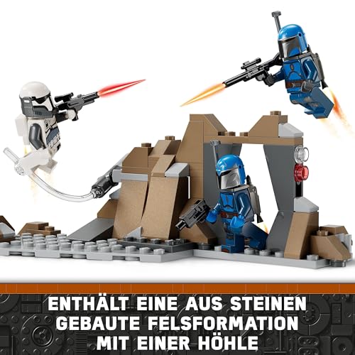 LEGO Star Wars 75373 – Hinterhalt auf Mandalore Battle Pack: Epische Schlachten aus The Mandalorian zum Nachbauen