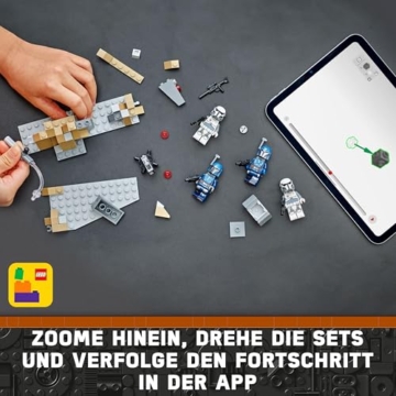 LEGO Star Wars 75373 – Hinterhalt auf Mandalore Battle Pack: Epische Schlachten aus The Mandalorian zum Nachbauen