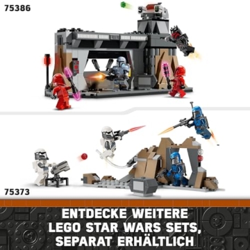 LEGO Star Wars 75373 – Hinterhalt auf Mandalore Battle Pack: Epische Schlachten aus The Mandalorian zum Nachbauen