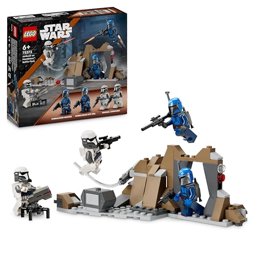 LEGO Star Wars 75373 – Hinterhalt auf Mandalore Battle Pack: Epische Schlachten aus The Mandalorian zum Nachbauen