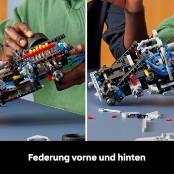 LEGO Technic 2 Fast 2 Furious Nissan Skyline GT-R (R34) Flitzer - Automodell für Erwachsene - mit Driftfunktion, Lenkung, Federung und 6-Zylinder-Motor - Sammlergeschenk für Fans - 42210 - 5