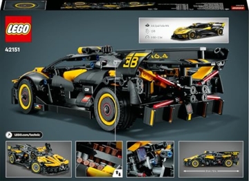LEGO Technic Bugatti-Bolide 42151 Box Rückseite