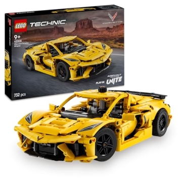 LEGO Technic Chevrolet Corvette Stingray - Bauspielzeug zum Sammeln - Spielzeug Sportwagen - Modell Auto - Geschenk für Jungen und Mädchen ab 9 Jahren, die Spielzeugautos lieben 42205 - 1