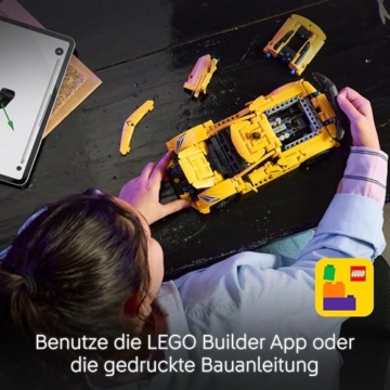 LEGO Technic Chevrolet Corvette Stingray - Bauspielzeug zum Sammeln - Spielzeug Sportwagen - Modell Auto - Geschenk für Jungen und Mädchen ab 9 Jahren, die Spielzeugautos lieben 42205 - 7