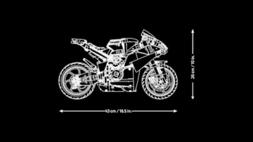LEGO Technic Ducati Panigale V4 S Motorrad, baubares Motorradmodell, Bausets für Erwachsene, Männer und Frauen, ab 18 Jahren, Geschenkidee für Fans von Ducati und Motorrädern 42202 - 8