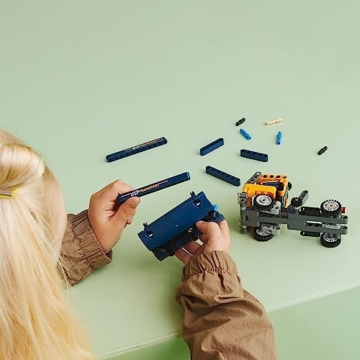 LEGO Technic Dump Truck 42147, 2in1 Spielzeugset, Baufahrzeugmodell zum Bagger, Ingenieurspielzeug, Geschenk für Kinder, Jungen, Mädchen ab 7 Jahren - 3