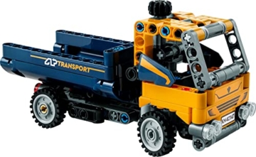 LEGO Technic Dump Truck 42147, 2in1 Spielzeugset, Baufahrzeugmodell zum Bagger, Ingenieurspielzeug, Geschenk für Kinder, Jungen, Mädchen ab 7 Jahren - 5