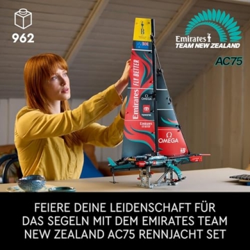 LEGO Technic Emirates Team New Zealand AC75 Rennjacht, Bauset mit Segelboot für Erwachsene, Geschenk für Männer und Frauen, kreative und entspannende Aktivität 42174 - 2