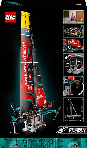 LEGO Technic Emirates Team New Zealand AC75 Rennjacht, Bauset mit Segelboot für Erwachsene, Geschenk für Männer und Frauen, kreative und entspannende Aktivität 42174 - 11