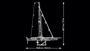 LEGO Technic Emirates Team New Zealand AC75 Rennjacht, Bauset mit Segelboot für Erwachsene, Geschenk für Männer und Frauen, kreative und entspannende Aktivität 42174 - 7