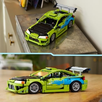 LEGO Technic Fast and Furious Mitsubishi Eclipse Auto - Modellbau Auto - Sammlerset inkl. Lenkung und 2 NOS-Flaschen - Geschenk für Jungen ab 14 Jahren und Erwachsene Filmfans - 42229 - 5