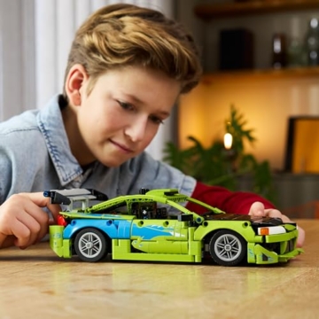LEGO Technic Fast and Furious Mitsubishi Eclipse Auto - Modellbau Auto - Sammlerset inkl. Lenkung und 2 NOS-Flaschen - Geschenk für Jungen ab 14 Jahren und Erwachsene Filmfans - 42229 - 7