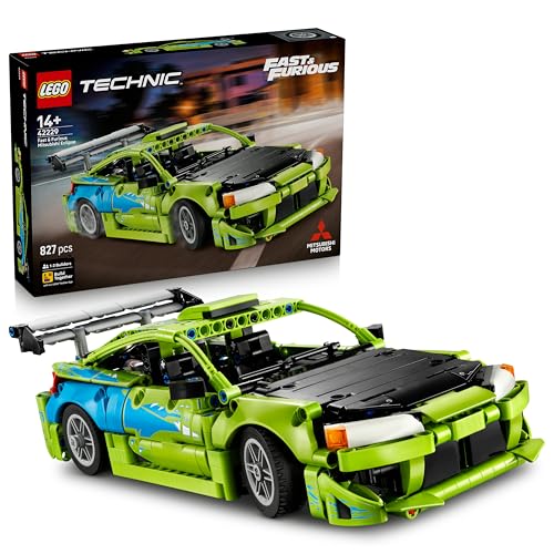 LEGO Technic Fast and Furious Mitsubishi Eclipse Auto - Modellbau Auto - Sammlerset inkl. Lenkung und 2 NOS-Flaschen - Geschenk für Jungen ab 14 Jahren und Erwachsene Filmfans - 42229 - 1