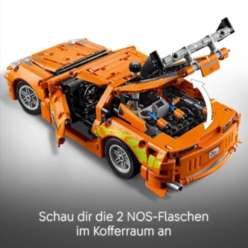 LEGO Technic Fast and Furious Toyota Supra MK4 - Spielzeug Auto - Mit 6-Zylinder-Motor & aufklappbaren Türen - Modell Set für Jungen und Mädchen ab 9 Jahren - Geschenkidee zum Geburtstag 42204 - 5