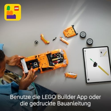 LEGO Technic Fast and Furious Toyota Supra MK4 - Spielzeug Auto - Mit 6-Zylinder-Motor & aufklappbaren Türen - Modell Set für Jungen und Mädchen ab 9 Jahren - Geschenkidee zum Geburtstag 42204 - 7
