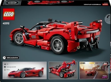 LEGO Technic Ferrari FXX K Rennwagen Spielzeug – Automodell zum Bauen und Ausstellen mit V12-Motor und beweglichen Kolben – Motorsport Geschenk für Jungen ab 10 Jahren – 42212 - 11