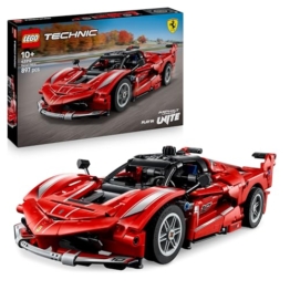LEGO Technic Ferrari FXX K Rennwagen Spielzeug – Automodell zum Bauen und Ausstellen mit V12-Motor und beweglichen Kolben – Motorsport Geschenk für Jungen ab 10 Jahren – 42212 - 1