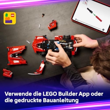 LEGO Technic Ferrari FXX K Rennwagen Spielzeug – Automodell zum Bauen und Ausstellen mit V12-Motor und beweglichen Kolben – Motorsport Geschenk für Jungen ab 10 Jahren – 42212 - 6
