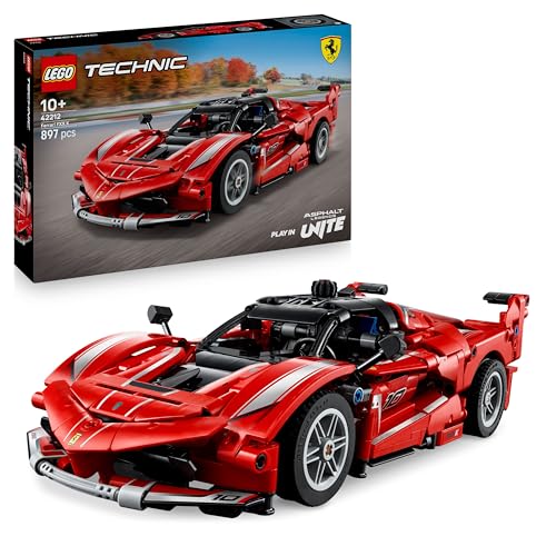 LEGO Technic Ferrari FXX K Rennwagen Spielzeug – Automodell zum Bauen und Ausstellen mit V12-Motor und beweglichen Kolben – Motorsport Geschenk für Jungen ab 10 Jahren – 42212 - 1