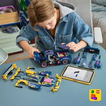 LEGO Technic Ford Mustang GT Auto aus der Tuning-Werkstatt - anpassbares Spielzeugauto - Flitzer mit Lenkung und 8-Zylinder-Kolbenmotor - Geschenkidee für Kinder ab 10 Jahren - 42236 - 7
