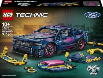 LEGO Technic Ford Mustang GT Auto aus der Tuning-Werkstatt - anpassbares Spielzeugauto - Flitzer mit Lenkung und 8-Zylinder-Kolbenmotor - Geschenkidee für Kinder ab 10 Jahren - 42236 - 8