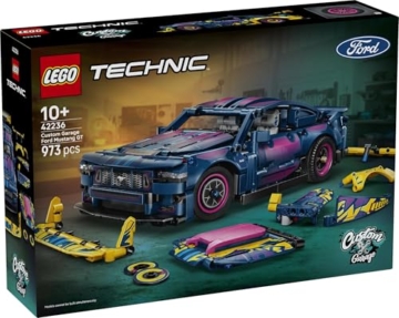 LEGO Technic Ford Mustang GT Auto aus der Tuning-Werkstatt - anpassbares Spielzeugauto - Flitzer mit Lenkung und 8-Zylinder-Kolbenmotor - Geschenkidee für Kinder ab 10 Jahren - 42236 - 9