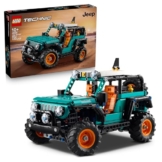 LEGO Technic Jeep Wrangler Rubicon Geländewagen - Off-Road Spielzeug Fahrzeug Modellbau mit V6-Motor, Lenkung & Federung - STEM Geburtstagsgeschenk für Jungen ab 10 Jahren - 42227 - 1