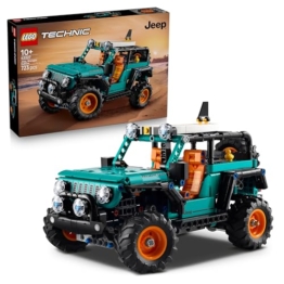 LEGO Technic Jeep Wrangler Rubicon Geländewagen - Off-Road Spielzeug Fahrzeug Modellbau mit V6-Motor, Lenkung & Federung - STEM Geburtstagsgeschenk für Jungen ab 10 Jahren - 42227 - 1