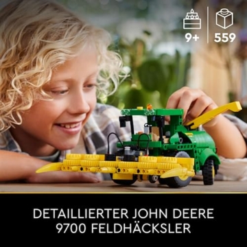 LEGO Technic John Deere 9700 Forage Harvester, Traktor-Spielzeug für Kinder, Bauernhof-Set, Fahrzeug-Modell mit realistischen Funktionen, Geschenk für Jungen und Mädchen ab 9 Jahren 42168 - 2