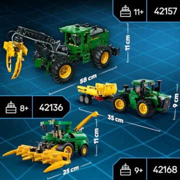LEGO Technic John Deere 9700 Forage Harvester, Traktor-Spielzeug für Kinder, Bauernhof-Set, Fahrzeug-Modell mit realistischen Funktionen, Geschenk für Jungen und Mädchen ab 9 Jahren 42168 - 6