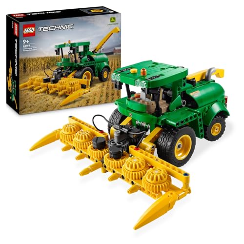 LEGO Technic John Deere 9700 Forage Harvester, Traktor-Spielzeug für Kinder, Bauernhof-Set, Fahrzeug-Modell mit realistischen Funktionen, Geschenk für Jungen und Mädchen ab 9 Jahren 42168 - 1