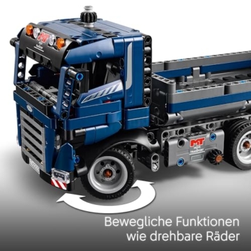 LEGO Technic 42203 – Kipplaster Baustellen Action Lenkung