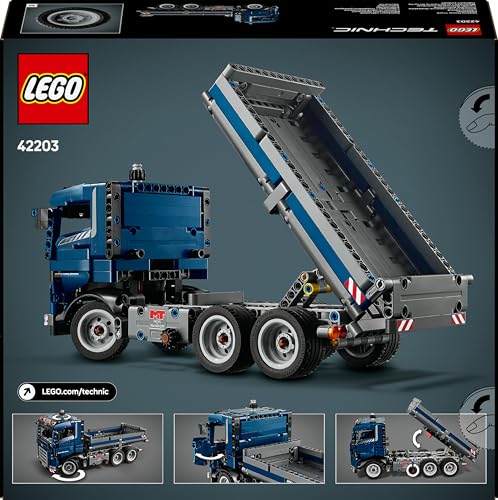 LEGO Technic 42203 – Kipplaster Baustellen Action Box Rückseite