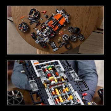 LEGO Technic Koenigsegg Sadair’s Spear Hypercar - Auto Modellbau für Erwachsene - Mint Rennauto mit V8-Kolbenmotor, Triplex-Dämpfern & Geistermodus - Geschenk für Autoliebhaber - 42232 - 4