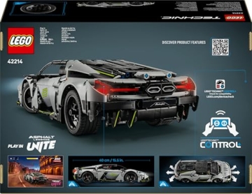 LEGO Technic Lamborghini Revuelto Supersportwagen Spielzeug – ferngesteuertes Automodell mit Lichtfunktionen, Lenkung und wiederaufladbarem Akku-Hub – Geschenk für Jungen ab 10 Jahren – 42214 - 11