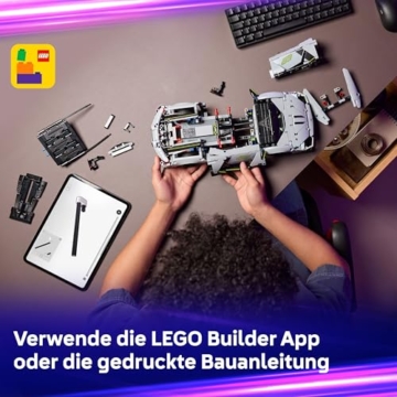 LEGO Technic Lamborghini Revuelto Supersportwagen Spielzeug – ferngesteuertes Automodell mit Lichtfunktionen, Lenkung und wiederaufladbarem Akku-Hub – Geschenk für Jungen ab 10 Jahren – 42214 - 6