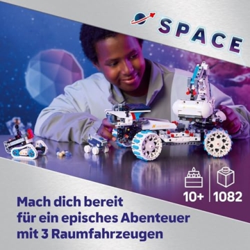 LEGO Technic Lunar Outpost Mondrover-Raumfahrzeug - Interaktives Spielzeug - Kran und Sonnenkollektoren - Robotermodell zum Bauen und Spielen - Geschenk für Jungen und Mädchen ab 10 Jahren 42211 - 2