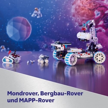 LEGO Technic Lunar Outpost Mondrover-Raumfahrzeug - Interaktives Spielzeug - Kran und Sonnenkollektoren - Robotermodell zum Bauen und Spielen - Geschenk für Jungen und Mädchen ab 10 Jahren 42211 - 3