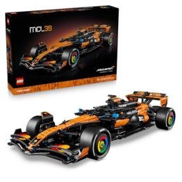 LEGO Technic McLaren MCL39 F1 Rennwagen - Modellbau für Erwachsene - Sammler Set mit V6-Motor, Differential & DRS-Aktivierung - Geschenkidee für Racing- & Motorsport Fans - 42228 - 1