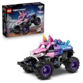 LEGO Technic Monster Jam Sparkle Smash mit Rückziehmotor - Technic Monstertruck & Einhorn Monster Truck Spielzeug - Kreatives Geschenk ab 7 Jahren für Kinder, Mädchen & Jungen - 42220 - 1