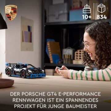 LEGO Technic Porsche GT4 e-Performance Rennwagen, Ferngesteuerter Flitzer, interaktives Modellauto, Geschenk für Kinder, Bauspielzeug ab 10 Jahren 42176 - 2