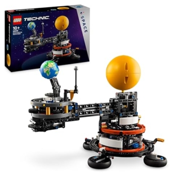 LEGO Technic Sonne Erde Mond Modell Spielset, Geschenk für Kinder ab 10 Jahren, Weltraum Spielzeug zur Darstellung des Sonnensystems, lässt Jungen und Mädchen fantasievoll Spielen 42179 - 1