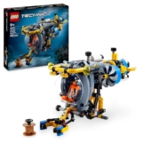 LEGO Technic Tiefseeforscher U-Boot Spielzeug, Bauspielzeug für Kinder, Jungen und Mädchen ab 9 Jahren, kreative Geschenkideen zum Geburtstag, baubares Fahrzeug, mit drehenden Propellern 42201 - 1